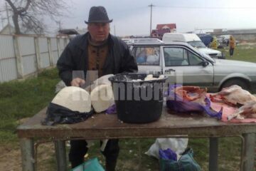 Bărbatul din Dumbraveni, prins de sanitar-veterinari