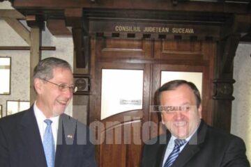 Ambasadorul SUA, Mark Gitenstein, s-a întâlnit cu președintele CJ Suceava, Gheorghe Flutur