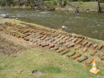 Au fost găsite 146 de proiectile, de diferite tipuri și calibre, de proveniență germană, majoritatea fiind în perfectă stare de funcționare