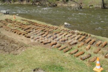 Au fost găsite 146 de proiectile, de diferite tipuri și calibre, de proveniență germană, majoritatea fiind în perfectă stare de funcționare