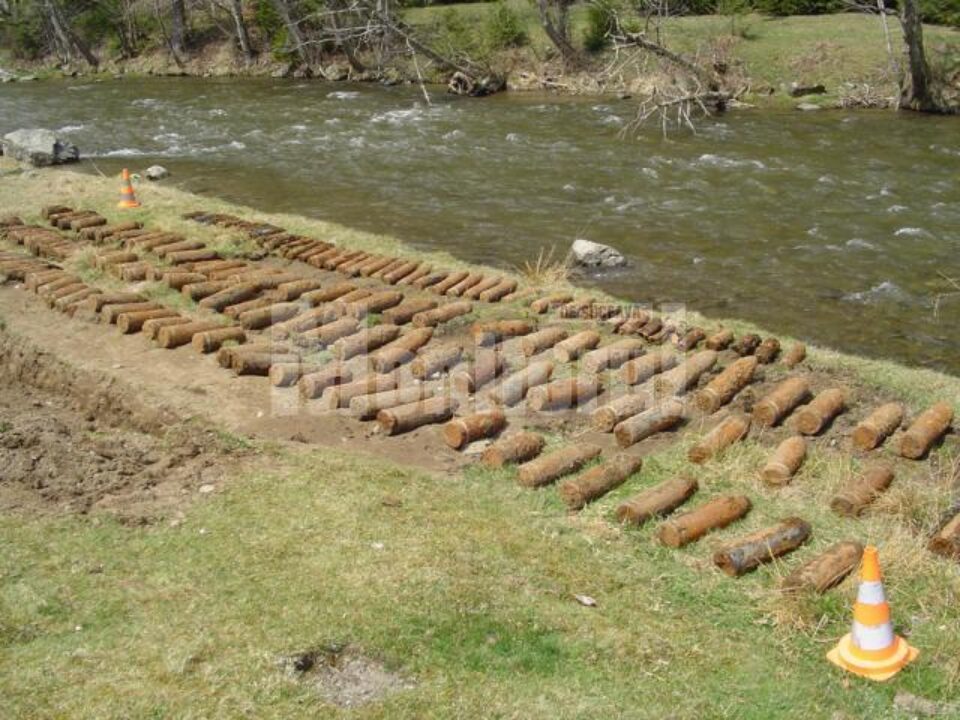 Au fost găsite 146 de proiectile, de diferite tipuri și calibre, de proveniență germană, majoritatea fiind în perfectă stare de funcționare