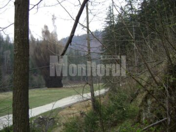 Pirotehniștii au surprins una dintre explozii