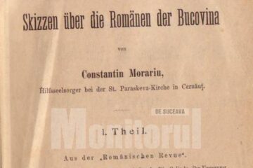 Constantin Morariu: „Schițe culturale și etnografice despre românii din Bucovina”