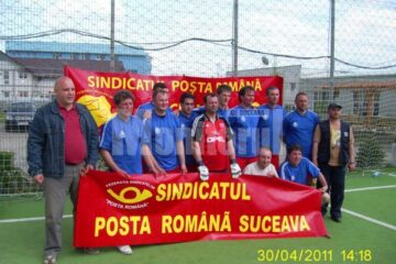 Echipa Posta Romana Suceava a câștigat campionatul de fotbal al sindicaliștilor