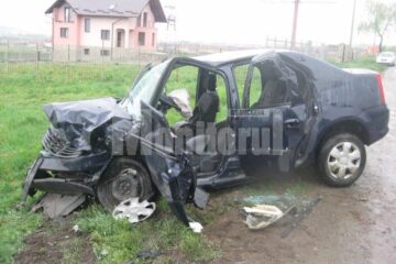 Loganul condus de Elena Vodă a fost izbit în plin de autoturismul Mercedes