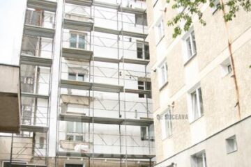 Blocul la care s-a petrecut tentativa de furt