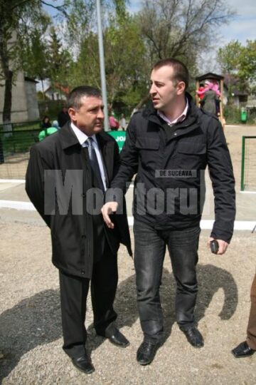 Gelu Onofrei și Lucian Harșovschi