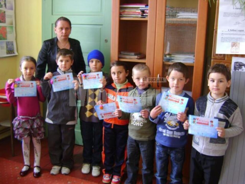 Copii de la Școala Breaza