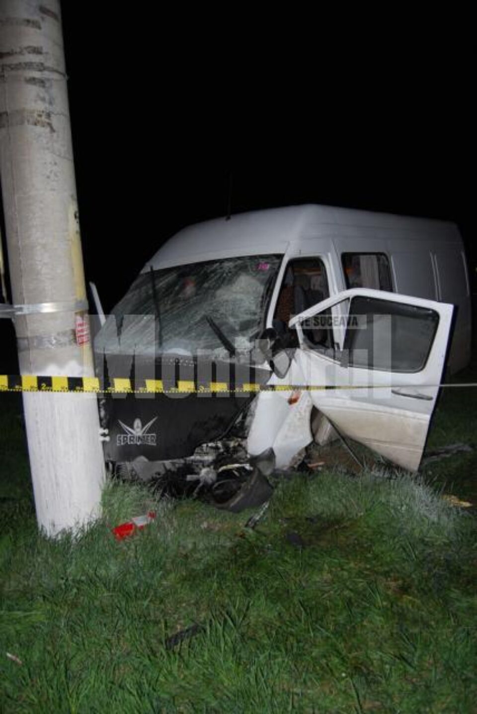 Microbuzul implicat în accidentul de la Vadu Moldovei