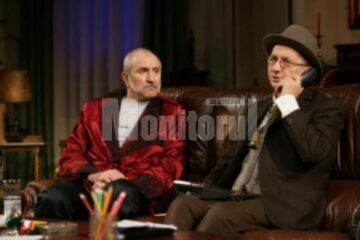 Actorii Horațiu Mălăele și Șerban Ionescu