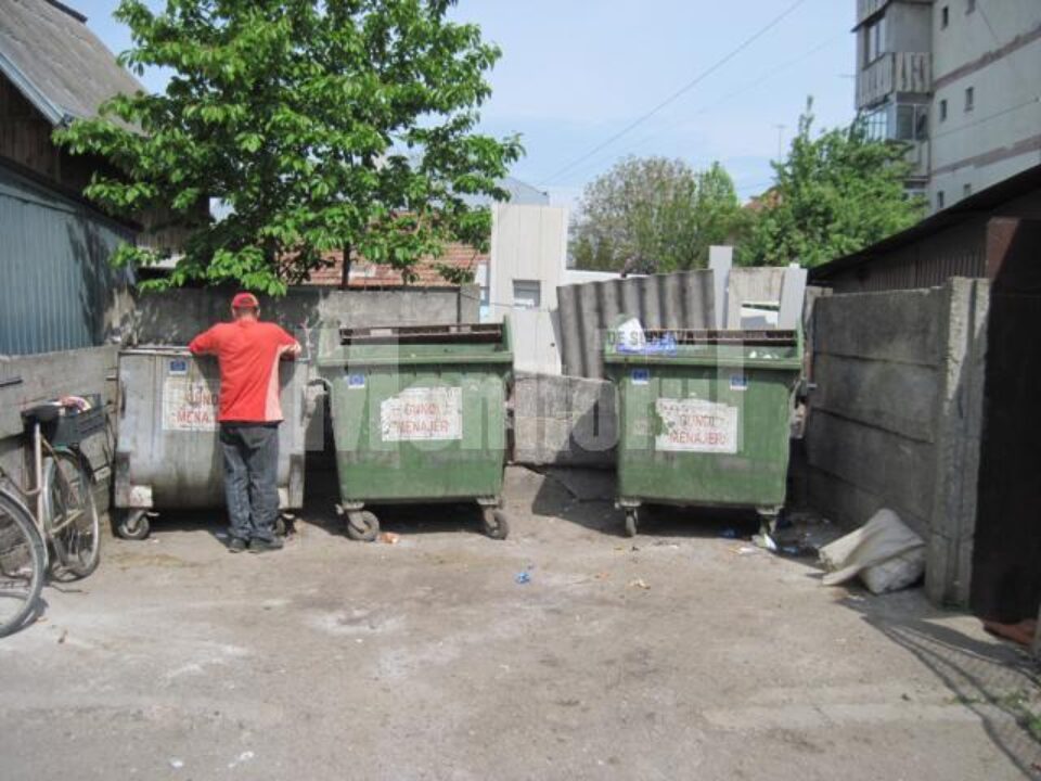 Locul unde a fost abandonata fetița