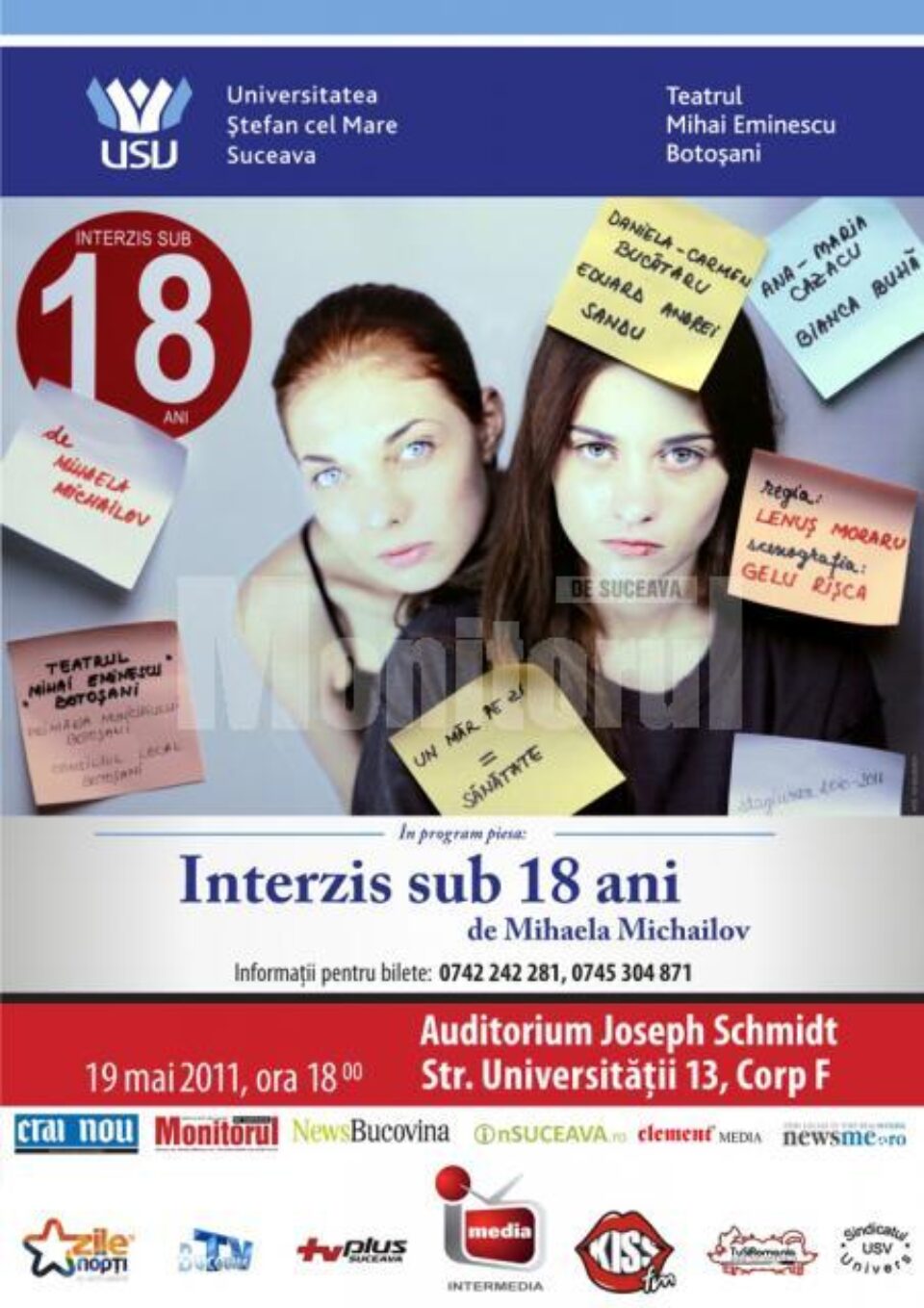 Spectacol de teatru „Interzis sub 18 ani”
