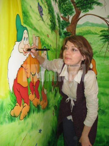 Tatiana Cuzmin și prietenii pictați ai copiilor