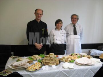 Bufetul cu specific italian pregătit de Pierluigi Maniero și ajutoarele sale