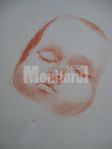 Portretul fetiței realizat de Gelu Rașcu