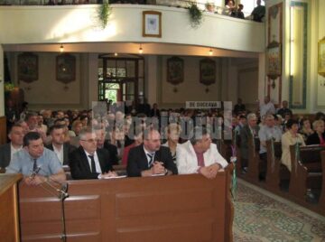 Participanți la evenimentul de la Biserica Romano-Catolică Siret