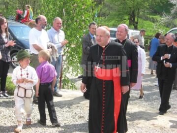 Cardinalul Stanisław Dziwisz, primit cu aplauze de către credincioși