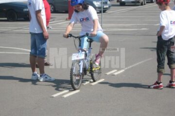 Micii bicicliști au fost puși la încercare de organizatori