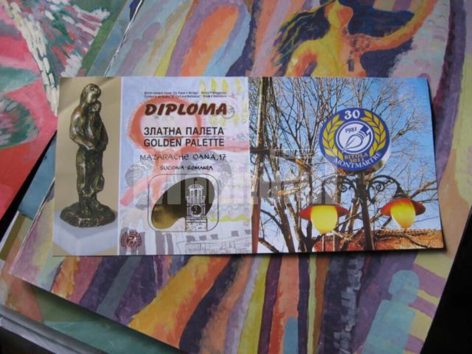 Diploma Paleta de Aur