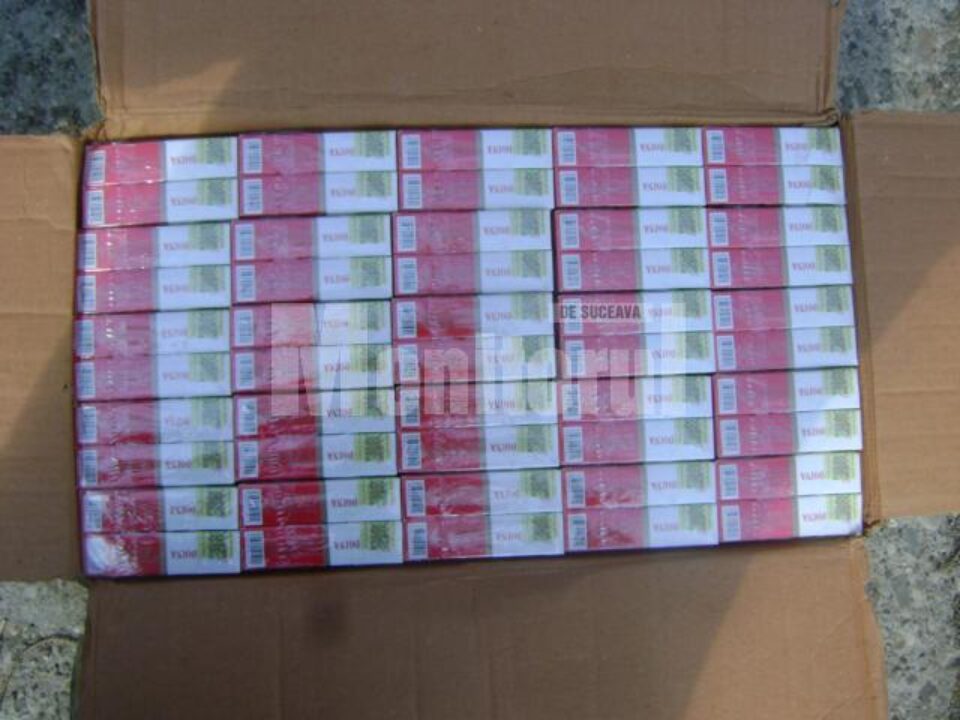 Țigările au fost ridicate în vederea confiscării