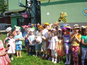 Petrecere pe cinste, de 1 Iunie, pentru preșcolari de la trei grădinițe sucevene