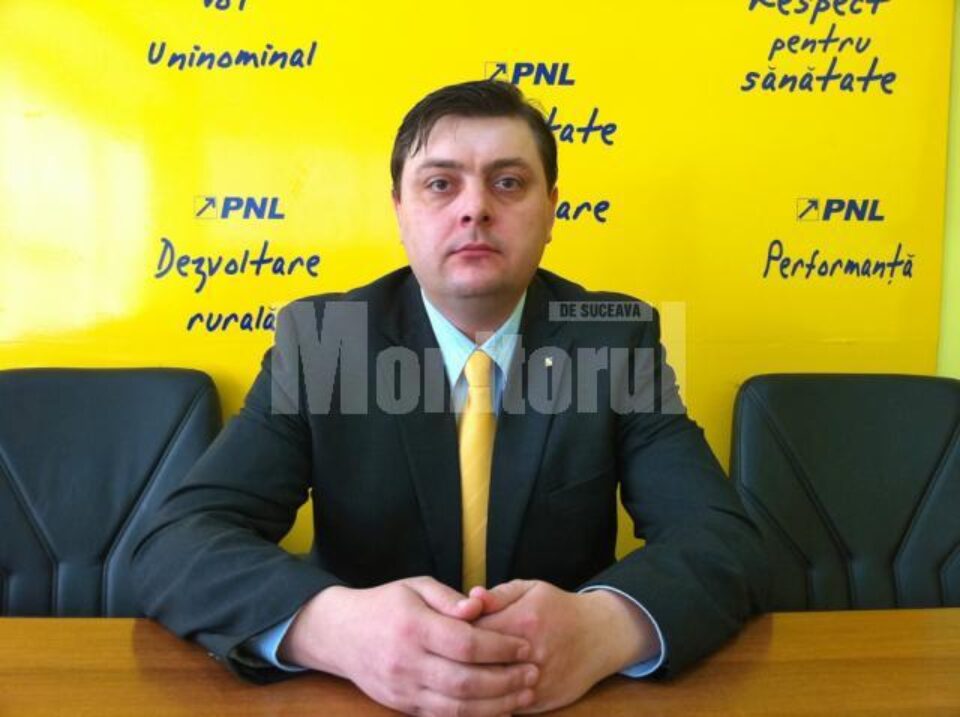 Președintele Organizației Municipale Suceava a PNL, Marius Zmău