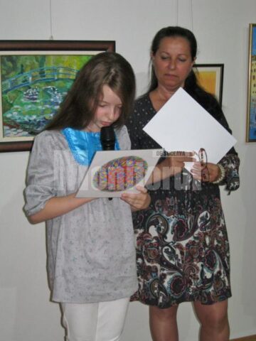 Andreea Buburuzan citind Povestea creionului