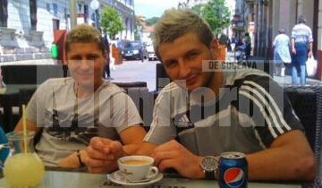 Silvian Amihăesi (stânga) și Georgică Cântec (dreapta) au semnat deja cu formația suceveană