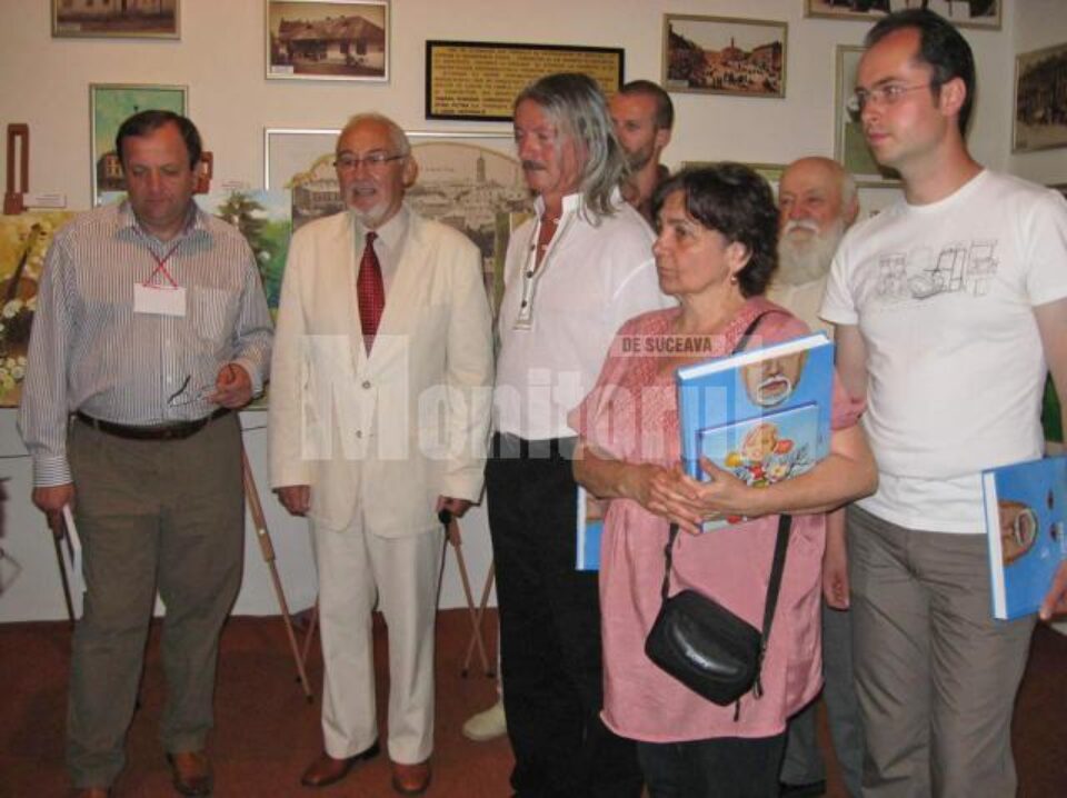 Gheorghe Flutur, Valentin Ciucă și Mihai Șerbănescu la vernisaj