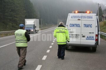 Controale desfășurate de Autoritatea Rutieră pe parcursul lunii trecute