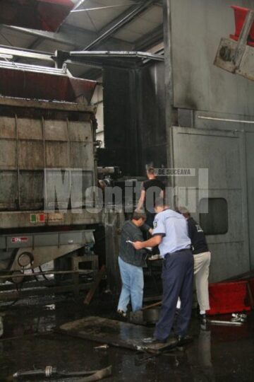 Aici a avut loc explozia urmată de incendiul care a ars trei muncitori