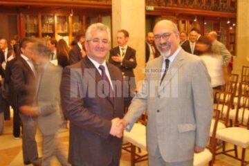 Ion Lungu cu viceprimarul din Lisabona, Fernando Silva, responsabil de transport public