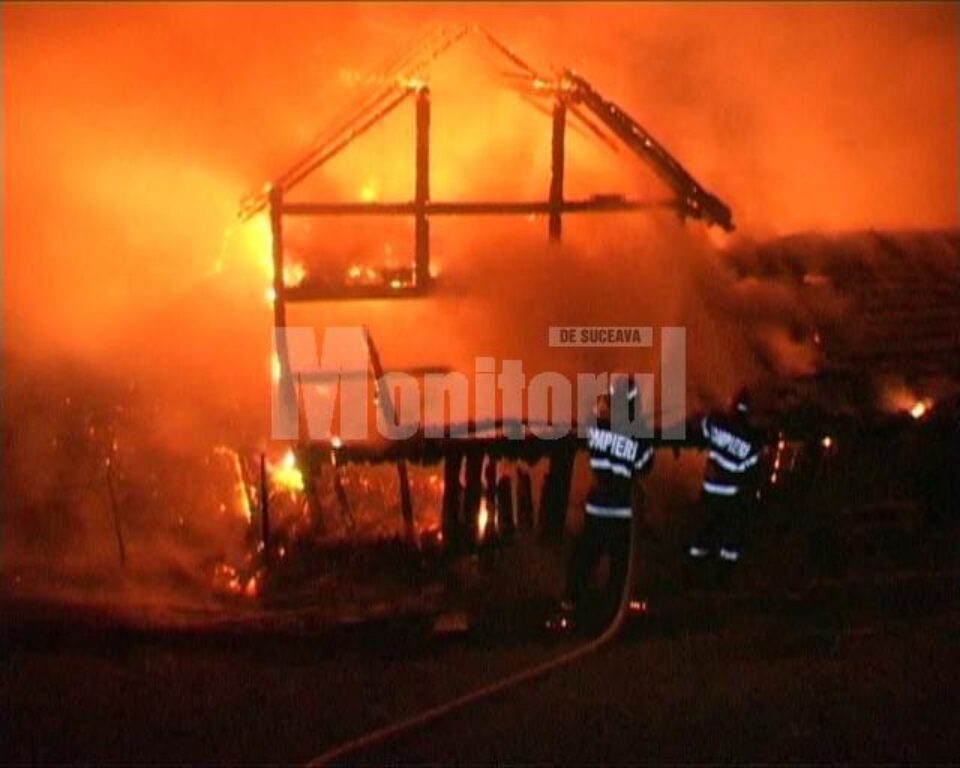 Incendiu devastator la o gospodărie din Vama