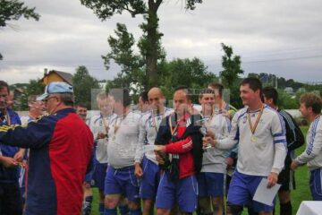 Iacobeniul a sărbătorit câștigarea Cupei României la fotbal, faza județeană