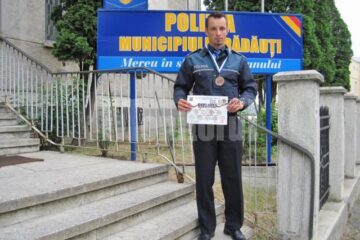 Agentul Florin Alexandru Preutescu s-a clasat pe podium la Iași
