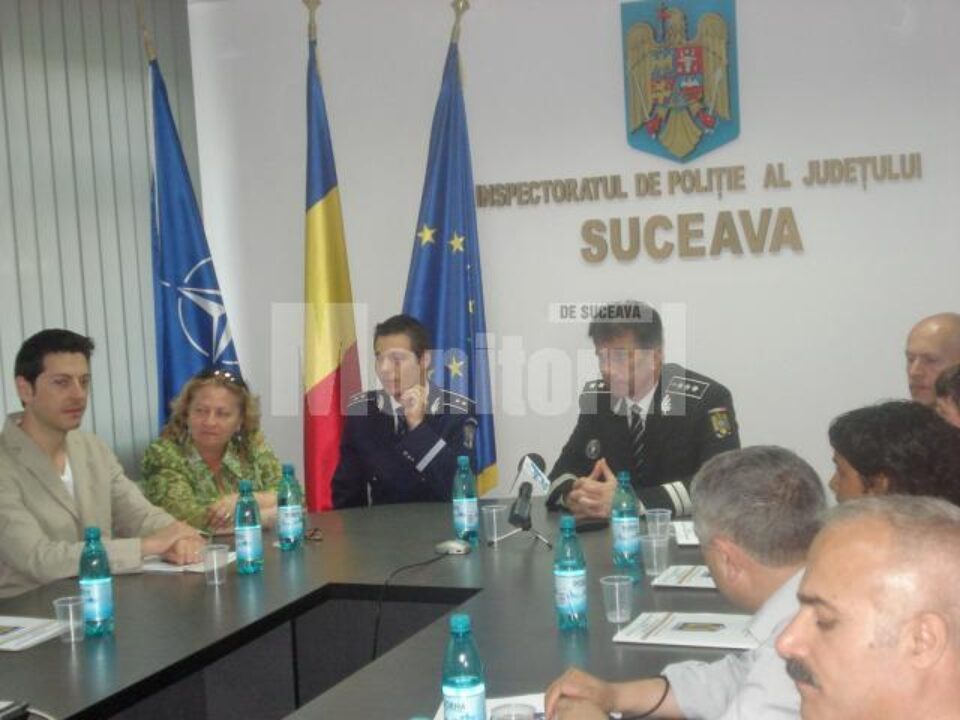 Ședință la final de proiect, la sediul IPJ Suceava
