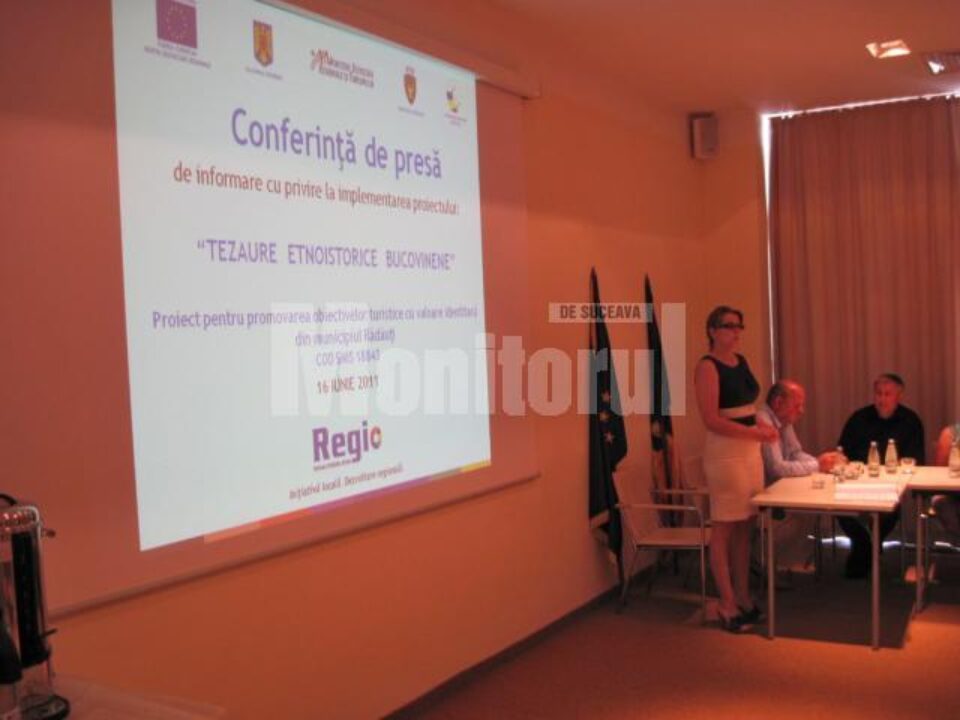 Conferința de presă despre proiectul „Tezaure etnoistorice bucovinene
