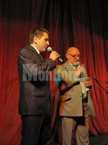 Primarul Orașului Siret, Adrian Popoiu, și prim vice-președintele UUR, Ioan Bodnar