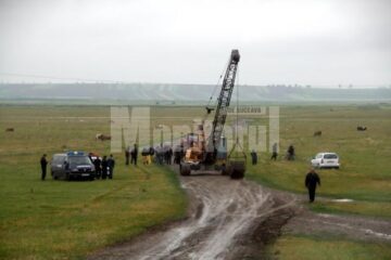 Utilajele balastierei au mai fost blocate de săteni pe 10 iunie a.c.