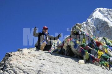 Letiția Exner, pe Everest