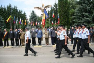 Ceremonia organizată cu prilejul „Zilei Drapelului Național”