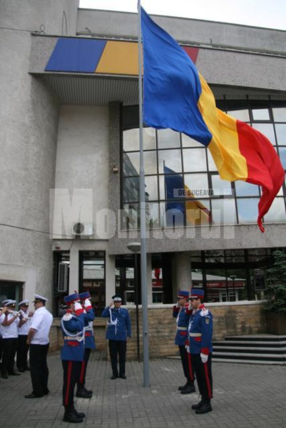 Ceremonia de la primărie a avut loc de „Ziua Drapelului Național”