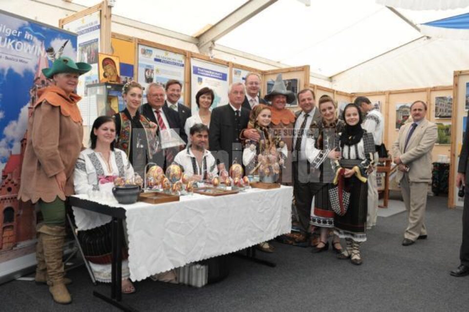 O delegație de aproape 30 de dansatori și meșteri populari a reprezentat Suceava la Ziua Regiunii Schwaben