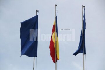 Ceremonia organizată cu prilejul „Zilei Drapelului Național”