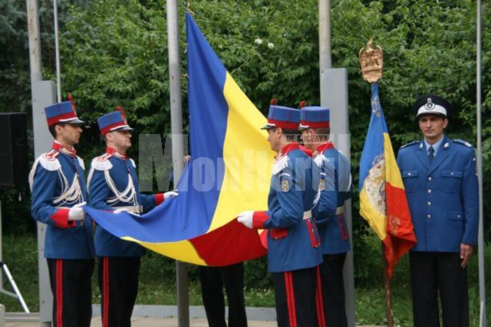 Ceremonia organizată cu prilejul „Zilei Drapelului Național”