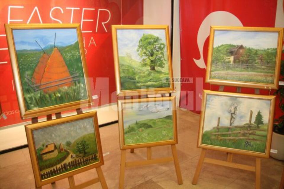 Tablouri realizate de elevi ai școlilor populare de artă din țară
