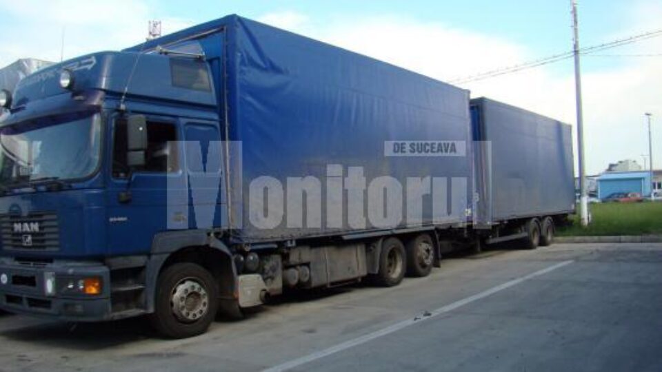 Autocamionul furat din Federația Rusă