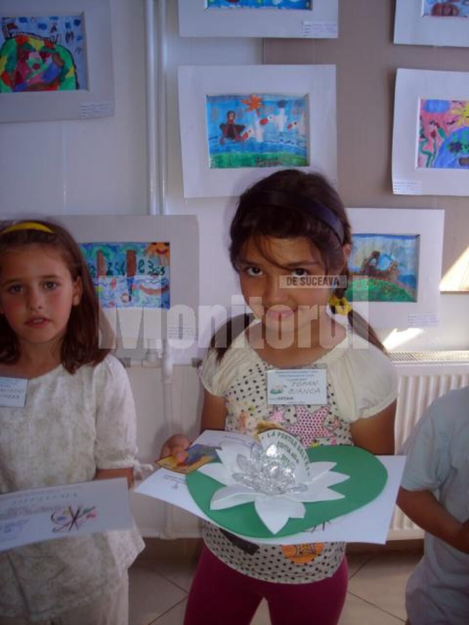 Bianca Tofan cu Trofeul Taberei La porțile Deltei