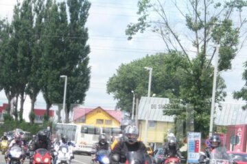 Parada motocicliștilor pe străzile Sucevei