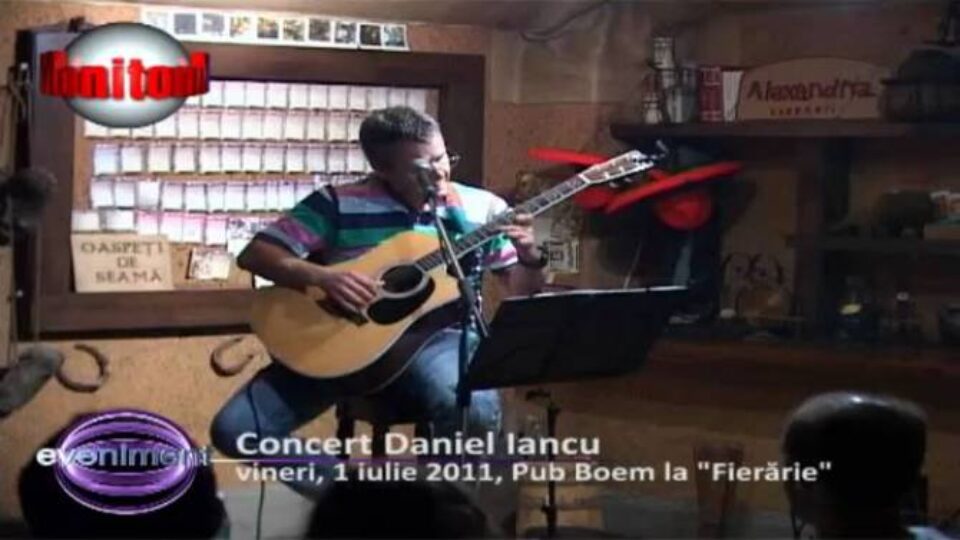Daniel Iancu, recital la „Fierărie”
